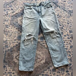 Madewell Women's Straight Leg Blue Jeans